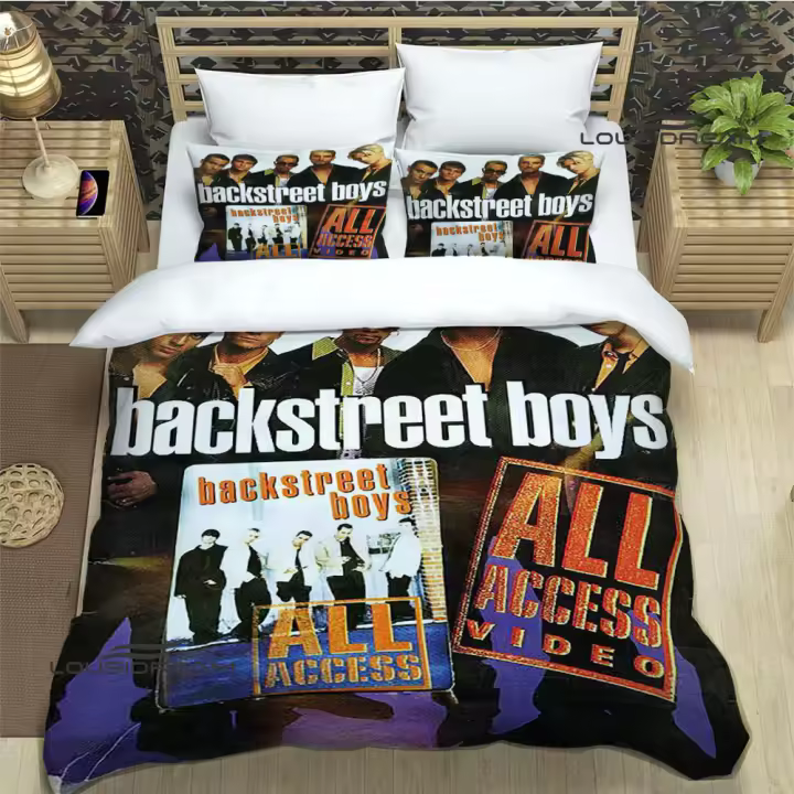 Exquisito Conjunto de Ropa de Cama BSB Cubierta de Edredón, Cojín, Funda de Cama - 1