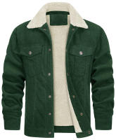Chaqueta casual de lana con solapa de manga larga para hombre, nuevo estilo - details 1