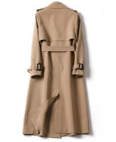 Gabardina de estilo británico para mujer, abrigo de rodilla para primavera y otoño, 2024 - details 1