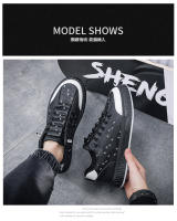 Nuevos zapatos de cuero informales, modernos y versátiles, zapatos de tabla de moda, zapatos Forrest Gump, mocasines con bloques de color - details 7