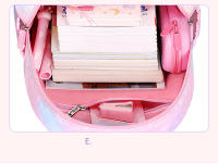 Mochila escolar para niñas con diseño de arco iris linterna kawaii bolsa de libros para estudiantes primarios regalo para niños satchel - details 9