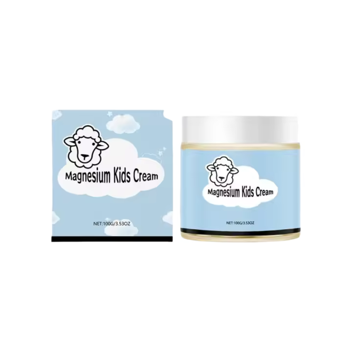Crema tópica de magnesio orgánico de oveja, 100 g, ayuda a los niños a dormir y mantener la calma - 1