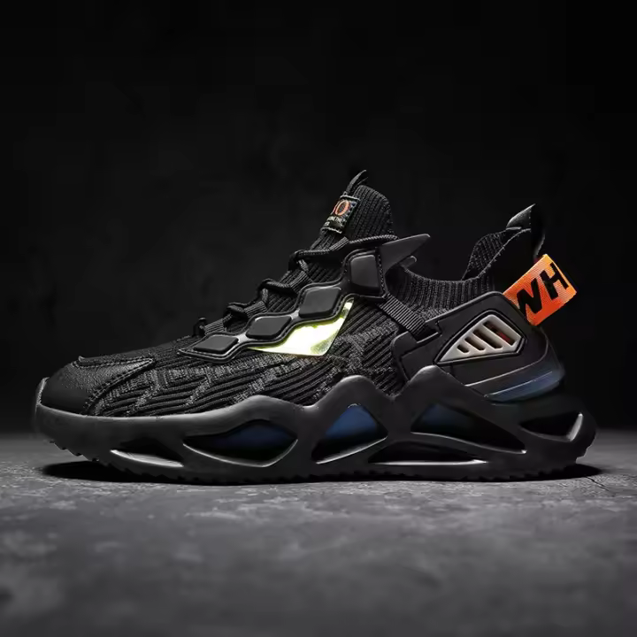 Zapatos para correr transpirables informales de gran tamaño para hombre, calcetines, novedad 2024 - 1