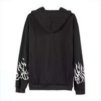 Sudadera con capucha bordada de algodón y lana de gran tamaño Decheng con impresión digital en pantalla completa para invierno, diseñada a pedido - details 5