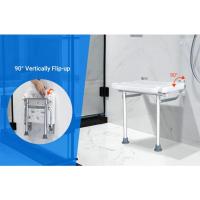 Silla de Ducha Plegable, con Patas, Asiento de Ducha Montado en la Pared Taburete de Baño Carga Máxima de 200 kg - details 6