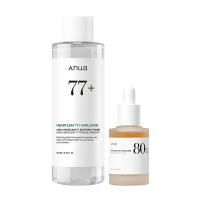 Anua Relief Duo Tónico refrescante, calmante 77 PH 5,5 ampolla Sedación, hidratación y cuidado puro para pieles sensibles en Corea - details 0
