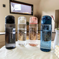 Botella de agua deportiva de 780ML, portátil, transparente, a prueba de fugas, para gimnasio, viaje, al aire libre - details 4