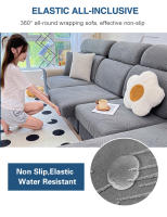 Coolazy-Funda Impermeable para Cojín de Asiento de Sofá, Protector de Muebles Elástico Jacquard para Mascotas - details 4