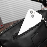 Bolso de hombro de gran capacidad para hombres, nuevo bolso informal de moda para hombres, bolso de mensajero de cuero versátil, bolso de embrague multifuncional para hombres - details 10