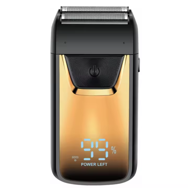 Afeitadora eléctrica para hombres, máquina de afeitar para barbería, salón de belleza, blanqueamiento de cabeza calva - 1