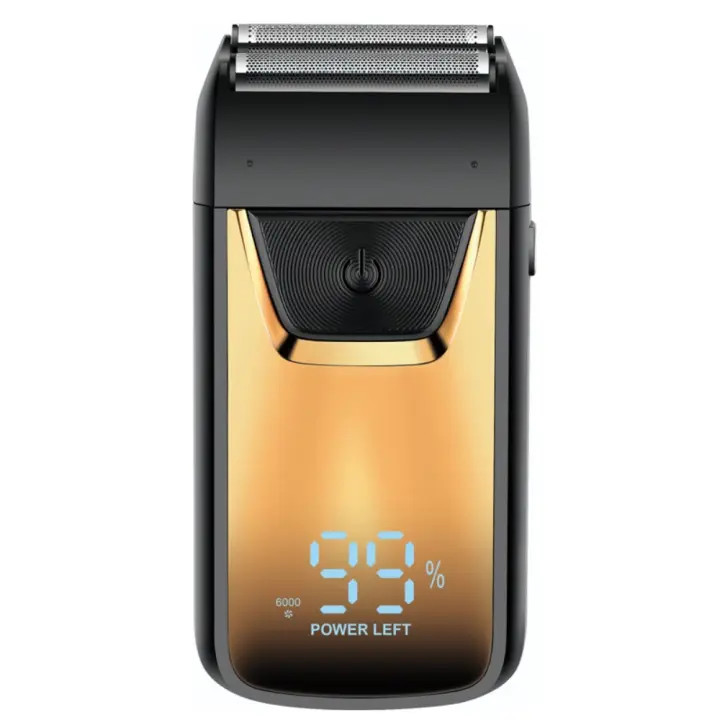 Afeitadora eléctrica para hombres, máquina de afeitar para barbería, salón de belleza, blanqueamiento de cabeza calva - 1