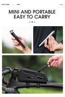 WEST BIKING-bomba portátil de alta presión para bicicleta de montaña y carretera, válvula Schrader Presta, Inflador de neumáticos de aleación, 130psi - details 9