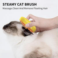 Cepillo de pelo de gato con vaporizador, pulverizador de vapor de autolimpieza, limpieza de pelo de gato y perro - details 5