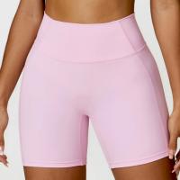 Pantalones cortos de Yoga para mujer, Shorts de Fitness de cintura alta, transpirables, con sensación de nube - details 3