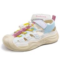 Sandalias para niñas, sandalias deportivas para niños, novedad de verano 2025, recortes, moda hueca, nueva tendencia, puntera suave, informal, talla 26-36 - details 13