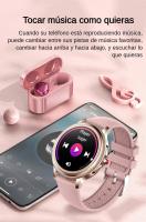2024 Reloj Inteligente Mujer, Rastreador de Actividad Física, Monitor de Salud para Frecuencia Cardíaca, Oxígeno en Sangre y Sueño, Pantalla de 1.2 '' Reloj Inteligente de Fitness para Android iPhone, IP67 Impermeable, Correas Dobles - Acero y Silicona - details 11