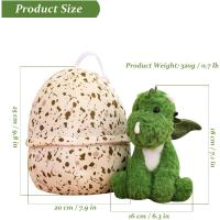 Juguetes de animales de peluche de dinosaurio, juguetes de peluche de dinosaurio pterosauro pequeño con huevo de dinosaurio grande, muñeca de peluche linda, Animal de peluche suave - details 1