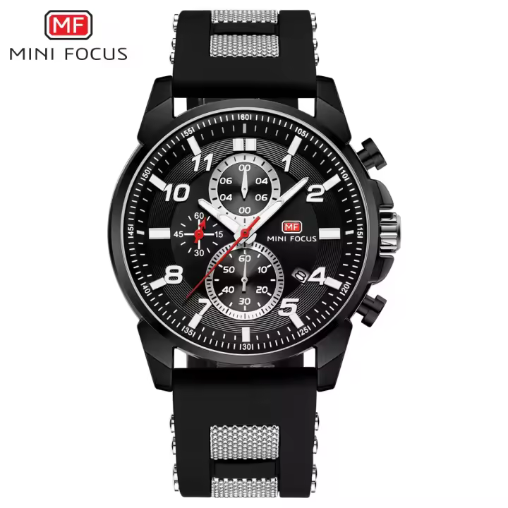 Reloj de cuarzo a la moda para hombre: reloj de pulsera luminoso multifunción resistente al agua para uso diario, de negocios y al aire libre - 1