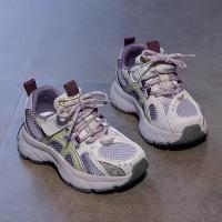 2025 primavera nueva de mediana edad y mayores de los niños de malla transpirable zapatos de papá de las niñas tendencia de los niños zapatos para correr zapatos deportivos para niños. - details 5