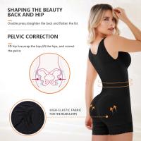 Faja moldeadora de cuerpo de una sola pieza para mujer, cremallera en la entrepierna de malla gruesa, adecuada para uso diario y postoperatorio, modelado del cuerpo y control de la barriga - details 7