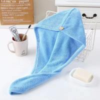 Gorro de Secado de Cabello de Microfibra de Secado Rápido Gorro de Toalla Súper Absorbente para Mujeres Gorro de Baño Sólido - details 5