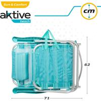 Set 2 Sillas Pleg Alu 5pos 60x47x83cmc/cojin+asa-mediterraneo - details 6