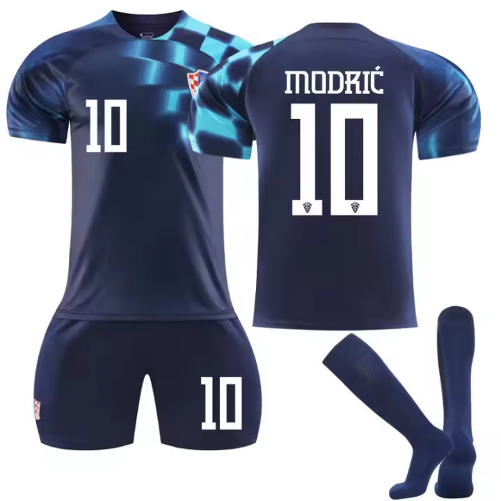 2223 Nueva versión visitante Conjunto de camiseta de fútbol No. 10 Modric. - 1