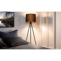 l￡mpara de pie sala de estar, dormitorio, estudio, oficina, Negro-dorada