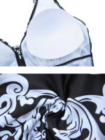 Bikinis de dos piezas con Control de barriga y cuello de pico para mujer, traje de baño Sexy de cintura baja, Tankini de cinta para playa 2022 - details 5