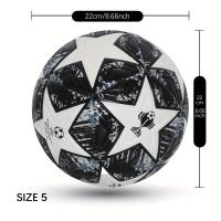 Balón De Fútbol Estándar N. °   5, Balón De Fútbol Inflable Para Competición Y Entrenamiento En Interiores Y Exteriores, 1 unidad - details 1