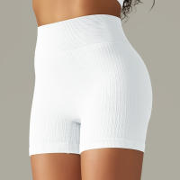 Hamidou-pantalones cortos de Yoga para mujer, Shorts deportivos de cintura alta, sin costuras, con realce de glúteos, para gimnasio, entrenamiento de verano - details 32