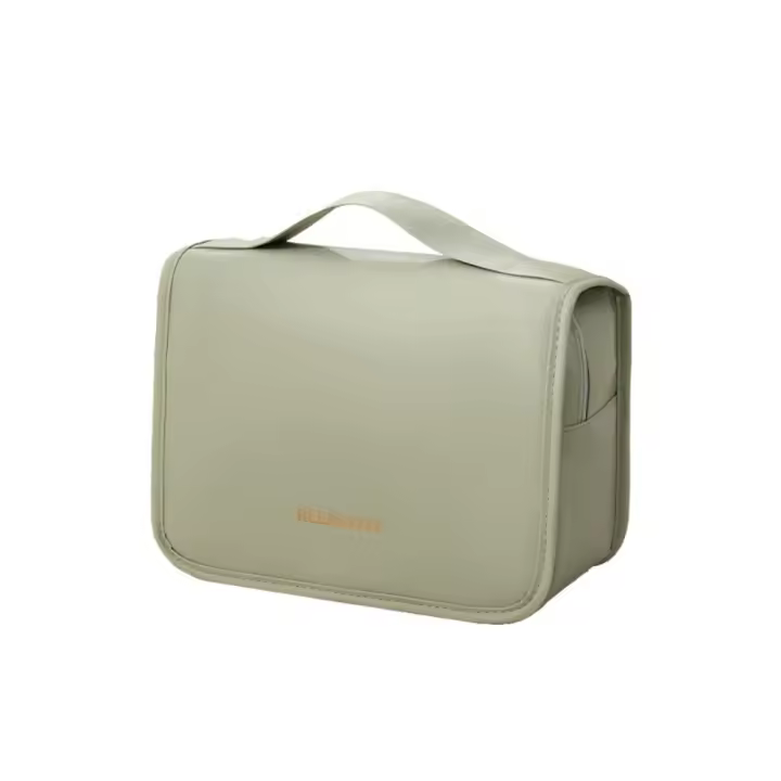 Bolso de mano, bolsa de maquillaje de nailon, bolsa de almacenamiento multifuncional impermeable a prueba de polvo, bolsa colgante de gran capacidad, bolsa de cosméticos grande - 1