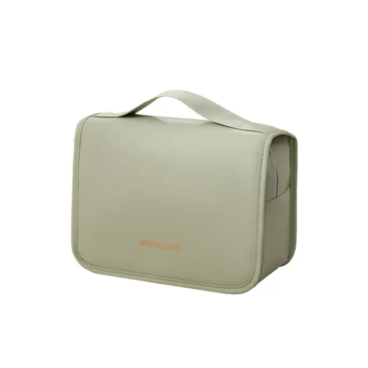Bolso de mano, bolsa de maquillaje de nailon, bolsa de almacenamiento multifuncional impermeable a prueba de polvo, bolsa colgante de gran capacidad, bolsa de cosméticos grande - 1