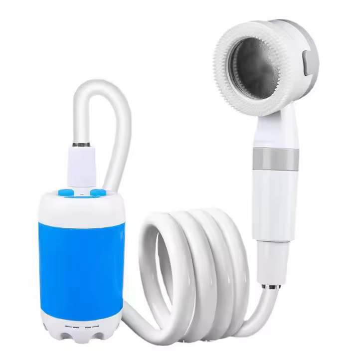 Cabezal de ducha portátil recargable para jardín móvil, bomba de agua de un cubo, sin necesidad de extensiones de manguera adicionales - 1