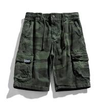 Pantalones Cargo de Camuflaje para Hombres en Verano Pantalones Cortos Casuales de Múltiples Bolsillos Algodón 100% Ajuste Regular - details 2