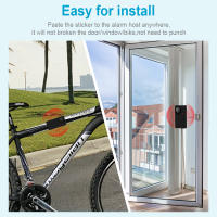 Alarma Anti-Robbos Inalámbrica Awapow con Control Remoto para Puertas y Ventanas Alarma de Vibración 110dB para Casa y Bicicleta Seguridad de Burglars Fabricada - details 6