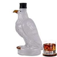Estatuas creativas de animales de cristal, botella de águila exquisita de whisky, decoración de bar en casa - details 0