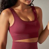 Sujetadores deportivos sin costuras para mujer, ropa interior a prueba de golpes para correr en el gimnasio, top corto, sujetador de yoga transpirable - details 9