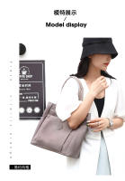 Bolso de mujer casual nuevo bolso de madre portátil de hombro de tela de nylon de color sólido informal de gran capacidad - details 12