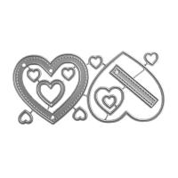 Llavero troquelado con forma de corazón, plantilla de corte de Metal, coctelera, troqueles artesanales, plantilla para álbum de recortes, tarjeta de papel, cuchillo perforador - details 3