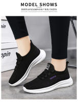 Nueva versión coreana casual, zapatos de suela suave, malla transpirable, zapatos de plataforma para mujer de moda. - details 29
