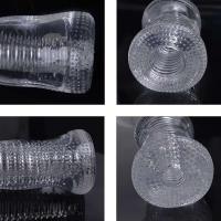 Juguete sexual vaginal transparente de 13cm para hombres 18 Plus masturbador masculino vagina realista ejercitador de agrandamiento de vagina Real erótico - details 9