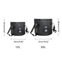 Cubo plegable portátil, contenedor de agua, cuencas de viaje para el hogar - details 5