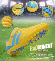 Fútbol de pelo de generación directa de fábrica para niños, niños y niñas, zapatillas antideslizantes, cierre de gancho, zapatos de fútbol con cordones gratis - details 3
