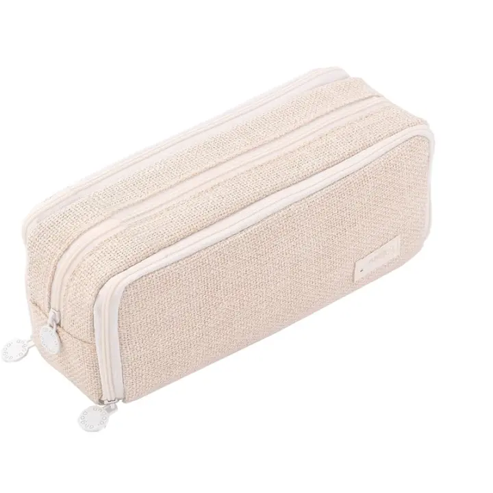 Estuche de Lápices de Lona de Gran Capacidad de 3 Partes Regalo Ideal para Estudiantes, Niñas, Niños, Adultos Sets de Escuela - 1