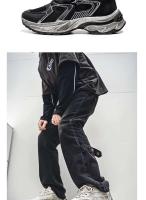 Logotipo de la marca: zapatillas deportivas elevadas de malla transpirables y antideslizantes para Hombre, Zapatos De Hombre, zapatillas deportivas informales para Hombre - details 3