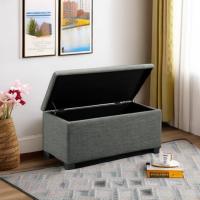 Mueble de Almacenamiento Acolchado Rectangular Ideal para Entrada, Dormitorio, Pasillo - details 5