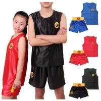 Pantalones cortos de Muay Thai para hombres, mujeres y niños, camiseta MMA, ropa de Kungfu Wushu, artes marciales, Sanda, Rashguard, pantalones de boxeo, uniforme Sanda - details 6