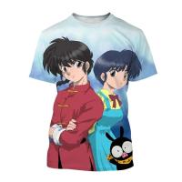 Camisetas con estampado 3D de Anime japonés Lanma para hombre y mujer, camisetas informales de talla grande, deportes callejeros, transpirables de secado rápido - details 5