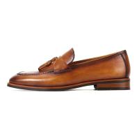 2024 Zapatos de vestir de fiesta de boda informales con borlas de piel de vaca hechos a mano de lujo para hombre - details 5